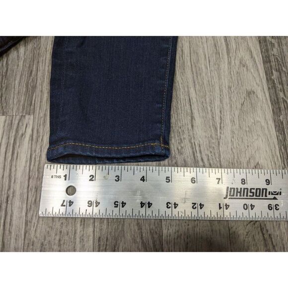 J. Crew Womens Size 25 Pockets Toothpick Skinny Whiskered Denim Blue Jeans - Picture 12 of 12